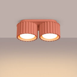 Luminosa Lighting Luminosa Aura Surface Mounted Downlight Peachy 2X Gx53 - thumbnail 3
