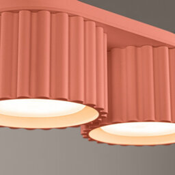 Luminosa Lighting Luminosa Aura Surface Mounted Downlight Peachy 2X Gx53 - thumbnail 4