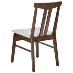 Beliani Set Of 2 Dining Chairs Avalon Wood Light Grey - thumbnail 6