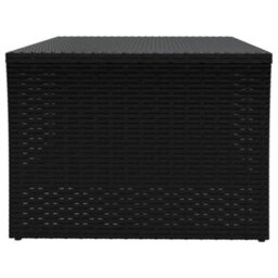 Vidaxl Coffee Table Black 100X50X40 Cm Poly Rattan - thumbnail 4