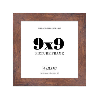 "11X11"" Silver Picture Frame - 11X11"" Square Frame With 7X7"" Mount For 11X11""/7X7"" Pictures Luxurious Style Thin Edge, 1 Pack" - image 1