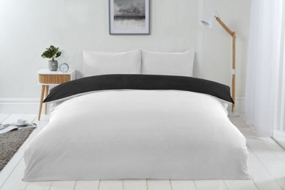 Brights Reversible Duvet - Black / White - image 1