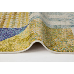 Multi Modern Geometric Easy To Clean Rug For Dining Room-80 X 240Cmcm (Runner) - thumbnail 2