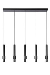Lucide Margary Modern Pendant Light - Led Dim. - 5X4,2W 2700K - Black - thumbnail 2