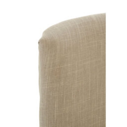 Orsina Elegant Natural Linen With Curly Back Dining Chair, Sturdy Grey Dining Chair, Stylish Chair For Diningroom - thumbnail 8