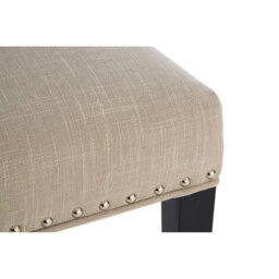 Orsina Elegant Natural Linen With Curly Back Dining Chair, Sturdy Grey Dining Chair, Stylish Chair For Diningroom - thumbnail 7