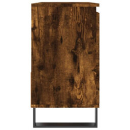 Berkfield Bathroom Cabinet Smoked Oak 65X33X60 Cm Engineered Wood - thumbnail 6