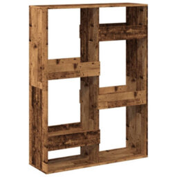 Berkfield Classic Room Divider Old Wood 100X33X135 Cm Engineered Wood - thumbnail 1