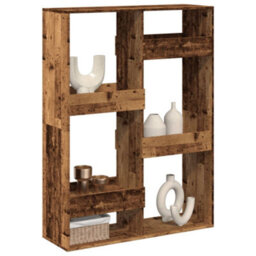 Berkfield Classic Room Divider Old Wood 100X33X135 Cm Engineered Wood - thumbnail 2