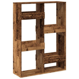 Berkfield Classic Room Divider Old Wood 100X33X135 Cm Engineered Wood - thumbnail 6