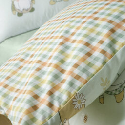 Catherine Lansfield Spring Gonks Reversible Duvet Cover Set With Pillowcases Mint Green - thumbnail 4
