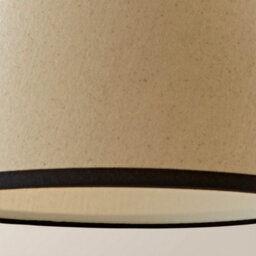Valuelights Aspen Small Black Trim Tapered Lamp Shade (D)25Cm - thumbnail 4