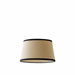 Valuelights Aspen Small Black Trim Tapered Lamp Shade (D)25Cm - thumbnail 2