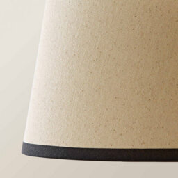 Valuelights Aspen Small Black Trim Tapered Lamp Shade (D)25Cm - thumbnail 3