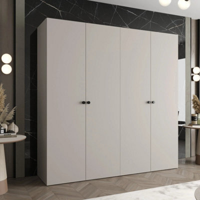 Arte Parma I 200Cm Cashmere Hinged Door Wardrobe - Gentle Sophistication With Practical Storage - image 1