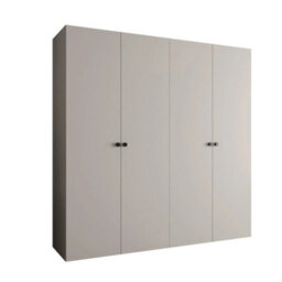 Arte Parma I 200Cm Cashmere Hinged Door Wardrobe - Gentle Sophistication With Practical Storage - thumbnail 2