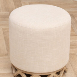 Yard Voyage Clara Oak Wooden Footstool - thumbnail 2