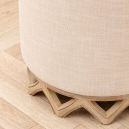 Yard Voyage Clara Oak Wooden Footstool - thumbnail 3