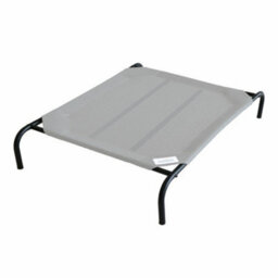VegTrug Coolaroo Raised Dog Bed- Pet Bed - Large - Grey - thumbnail 2