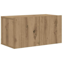 Berkfield Wall-Mounted 8 Pcs Artisan Oak 100 X 30 X 30 Cm Engineered Wood - thumbnail 6