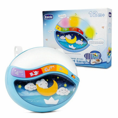 Baby Cot Clip In Lamp With Musical Soother - Blue - image 1