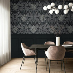 Galerie Arts And Crafts Grey Patterned Wallpaper - thumbnail 3