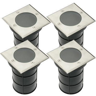 CGC Lighting Bridget - Cgc Four Square Large Stainless Steel Inground Or Decking Lights - image 1