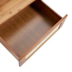 Thehotsale 50Cm H Wooden Nightstand Storage Cabinet With Shelf And Drawer - thumbnail 5
