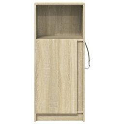 Berkfield Sideboard With Led Sonoma Oak 42.5X34X100 Cm Engineered Wood - thumbnail 6