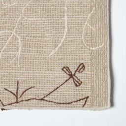 Homescapes Beige Damask Cotton Bath Mat - thumbnail 4