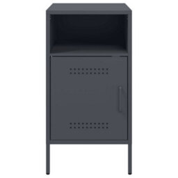 Berkfield Bedside Cabinets 2 Pcs Anthracite 36X39X68 Cm Steel - thumbnail 6