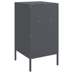 Berkfield Bedside Cabinets 2 Pcs Anthracite 36X39X68 Cm Steel - thumbnail 8