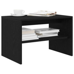 Berkfield Tv Cabinet Black Oak 60X40X40 Cm Engineered Wood