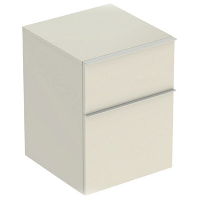 Geberit Icon Wm2 Drawer Low Bathroom Cabinet Sand Grey (Unit Only) 502.315.jl.1