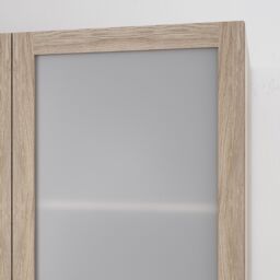 GoodHome Atomia Freestanding Oak Effect Particle Board Mirrored Wardrobe (H)1875mm (W)1000mm (D)580mm - thumbnail 6