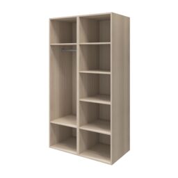GoodHome Atomia Freestanding Oak Effect Particle Board Mirrored Wardrobe (H)1875mm (W)1000mm (D)580mm - thumbnail 3