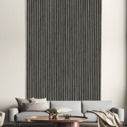 Fn Acustico Grey Oak Veneer Acoustic Panel (L)1200mm (W)572.5mm - thumbnail 1
