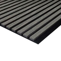 Fn Acustico Grey Oak Veneer Acoustic Panel (L)1200mm (W)572.5mm - thumbnail 3