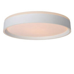 Lucide Nuria Modern Flush Ceiling Light 40Cm - Led Dim. - 1X24W 2700K - 3 Stepdim - White - thumbnail 7