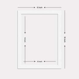 Ak Frames 16X12 White Picture Mounts To Fit 14X10 Aperture Size - Mount Board Only (No Frame Included) - thumbnail 3