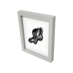 GoodHome Matt Grey Pine Effect Plain Single Picture Frame (H)27.6Cm X (W)22.6Cm