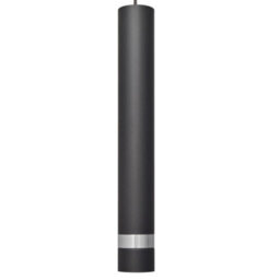 Luminosa Lighting Luminosa Tuba Slim Pendant Ceiling Light Black, Chrome 10Cm - thumbnail 3