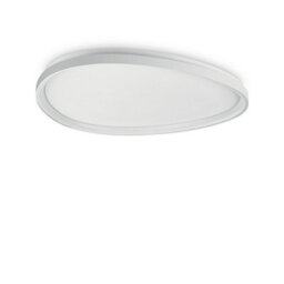 Ideal Lux Luminosa Gemini Integrated Led Semi Flush Ceiling Light White 4650Lm 4000K