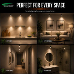 Bell Lighting 5 Pack Gu10 Led Bulbs Natural White 4000K 3.1W 350Lm Premium Glass Spotlights 38 Degree Beam Lamps Non Dimmable - thumbnail 5