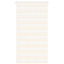 Berkfield Modern Zebra Blind Marble Beige 80X100 Cm Fabric Width 75.9 Cm Polyester - thumbnail 2