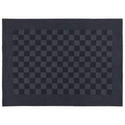 Berkfield 10 Piece Towel Set Black And Grey Cotton - thumbnail 9