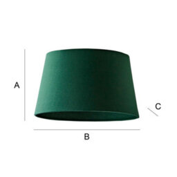 Valuelights Aspen Small Green Tapered Ceiling Lamp Shade (D)25Cm - thumbnail 8