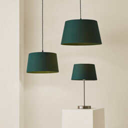 Valuelights Aspen Small Green Tapered Ceiling Lamp Shade (D)25Cm - thumbnail 7