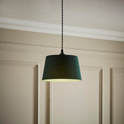 Valuelights Aspen Small Green Tapered Ceiling Lamp Shade (D)25Cm