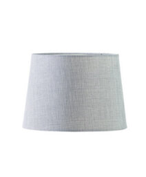 Lighting Supermarket Bergen Slimline Antique Brass Candlestick Table Lamp With Grey Linen Shade - thumbnail 4